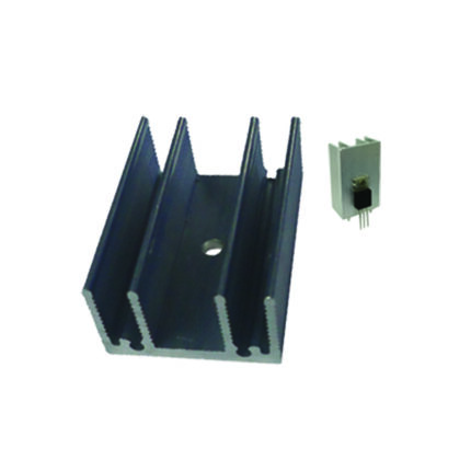 DISSIPADOR ALUMINIO 27,6 X 15,6 X 38 S/PINO TO220 / DM109 / SIMILAR HS 2816